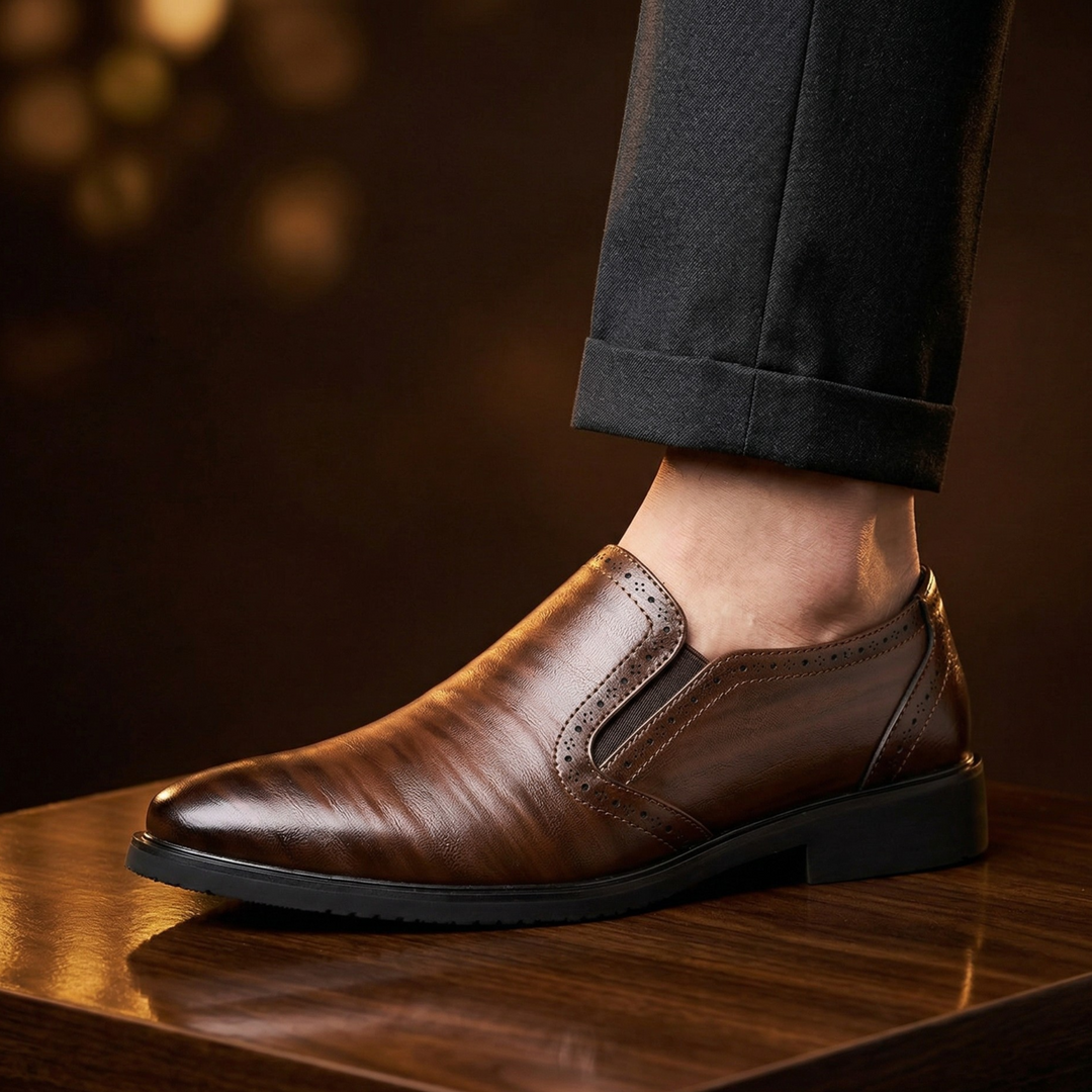 Giovanni Lucente Leather Loafers