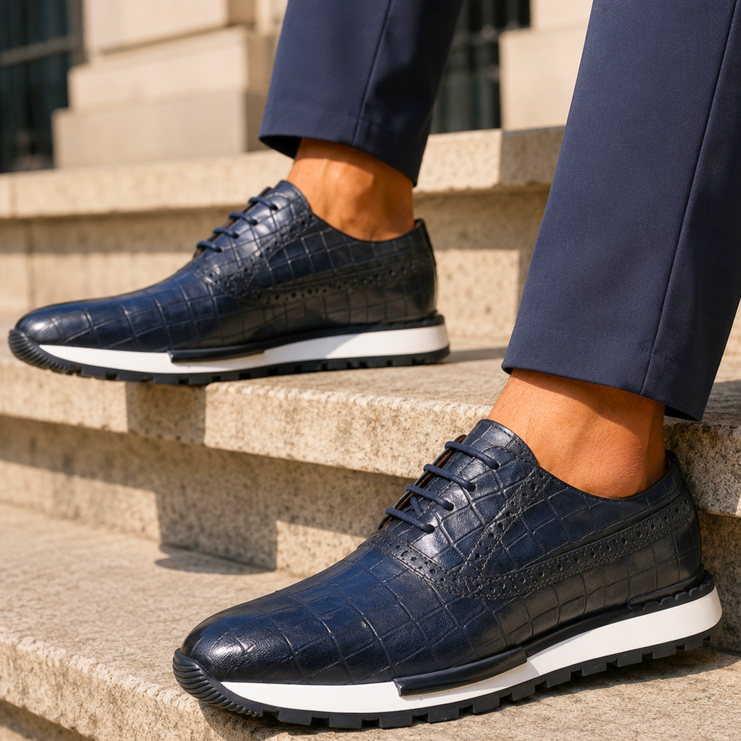 Parker Genuine Leather Dress Sneakers