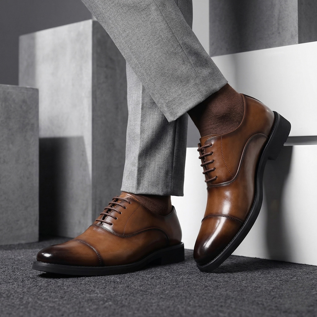 Heron Vail Leather Oxfords