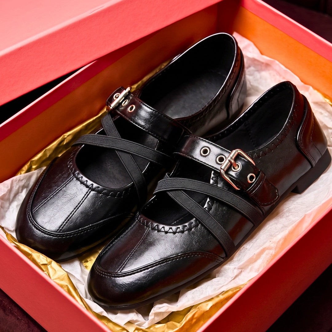 Brielle Vintage Leather Mary Janes