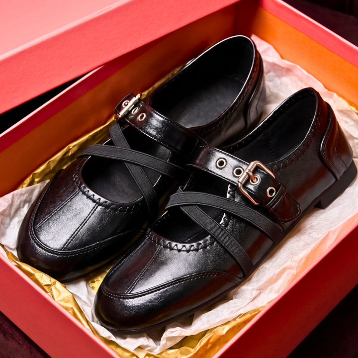 Brielle Vintage Leather Mary Janes