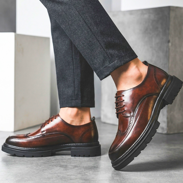 Vincenzo Genuine Leather Derbies