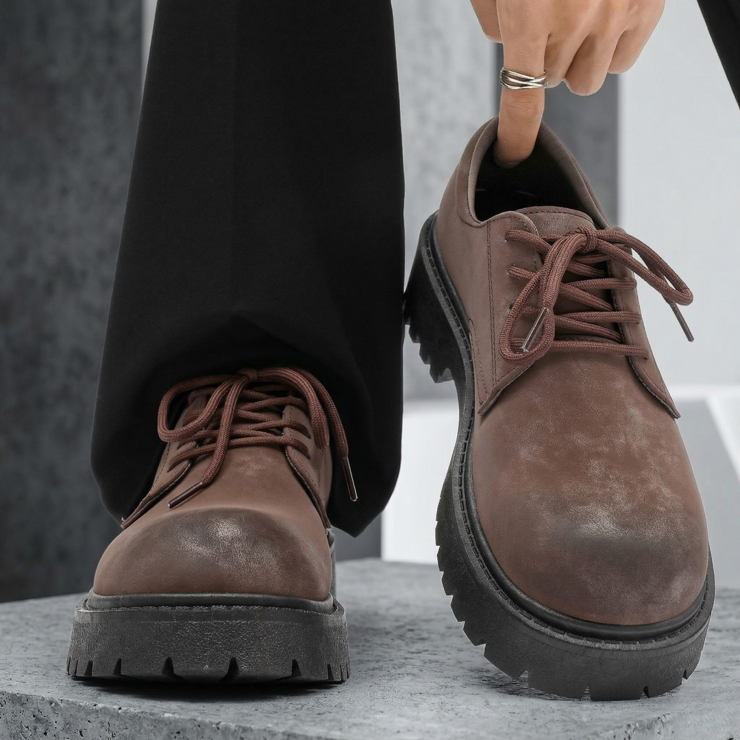 Benton Lug Sole Leather Derbies