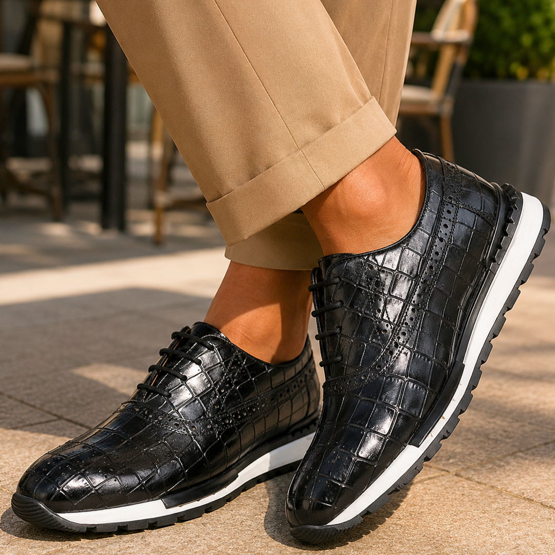 Parker Genuine Leather Dress Sneakers