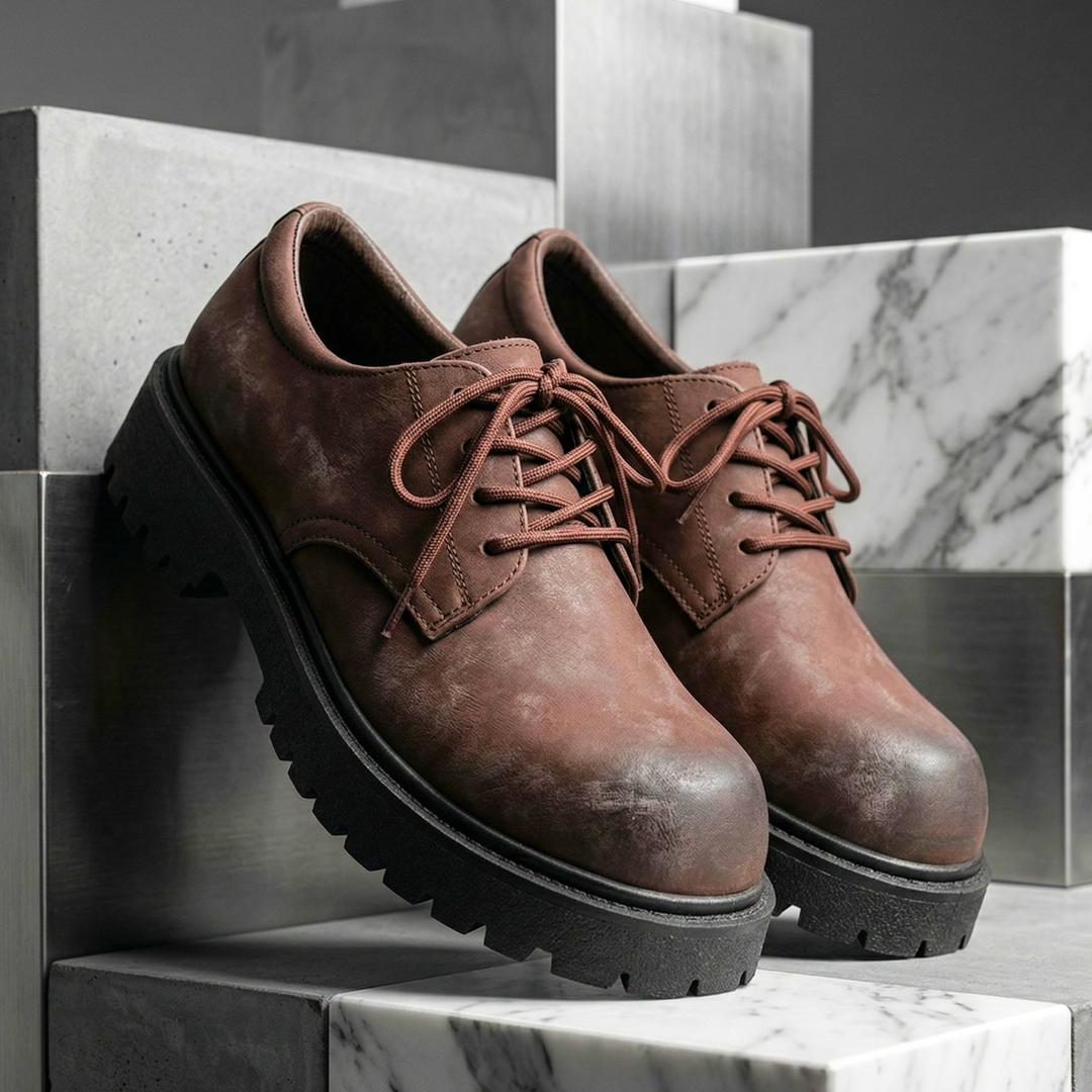 Benton Lug Sole Leather Derbies