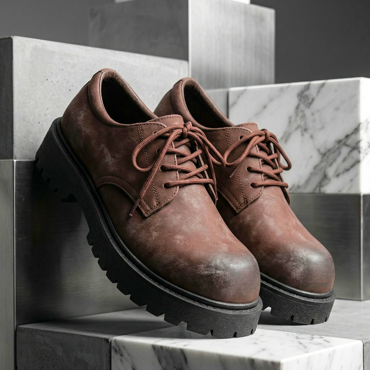 Benton Lug Sole Leather Derbies
