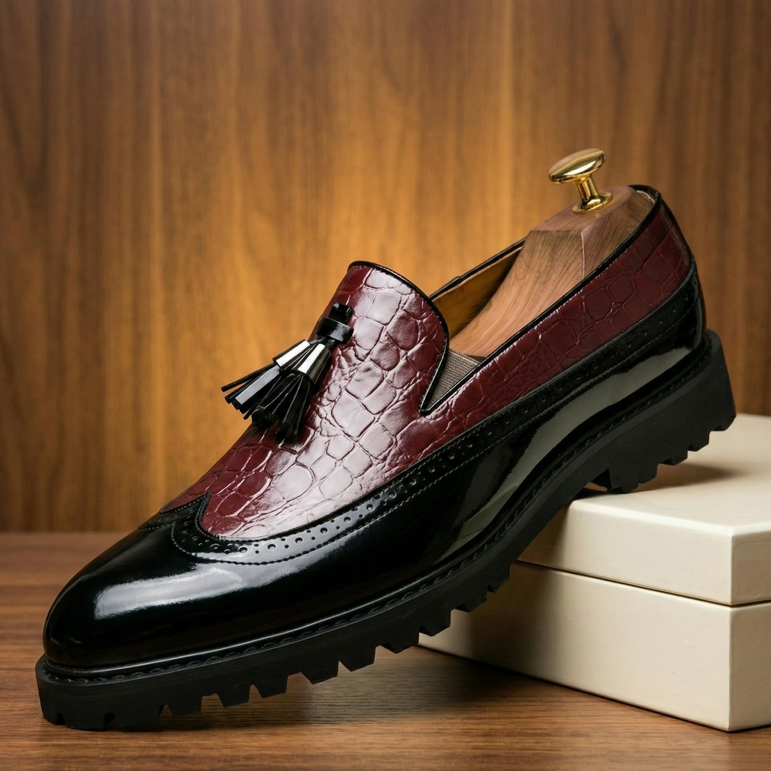 Giovanni Rosso Leather Loafers