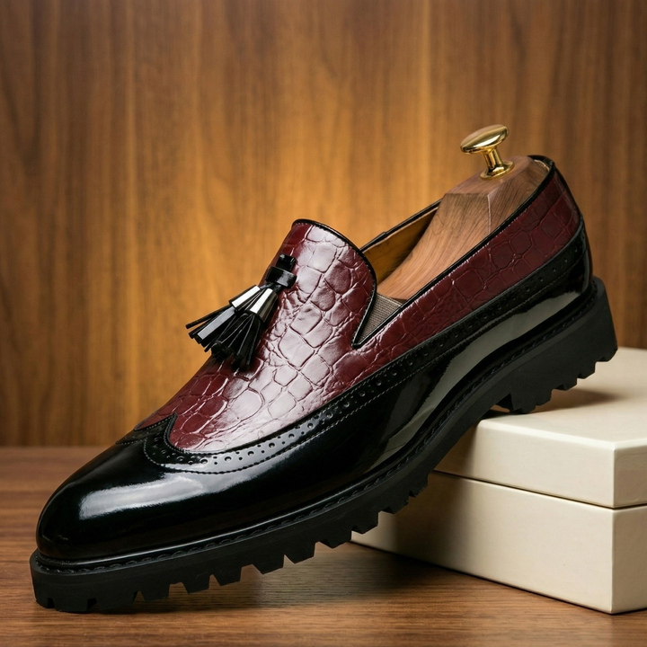 Giovanni Rosso Leather Loafers