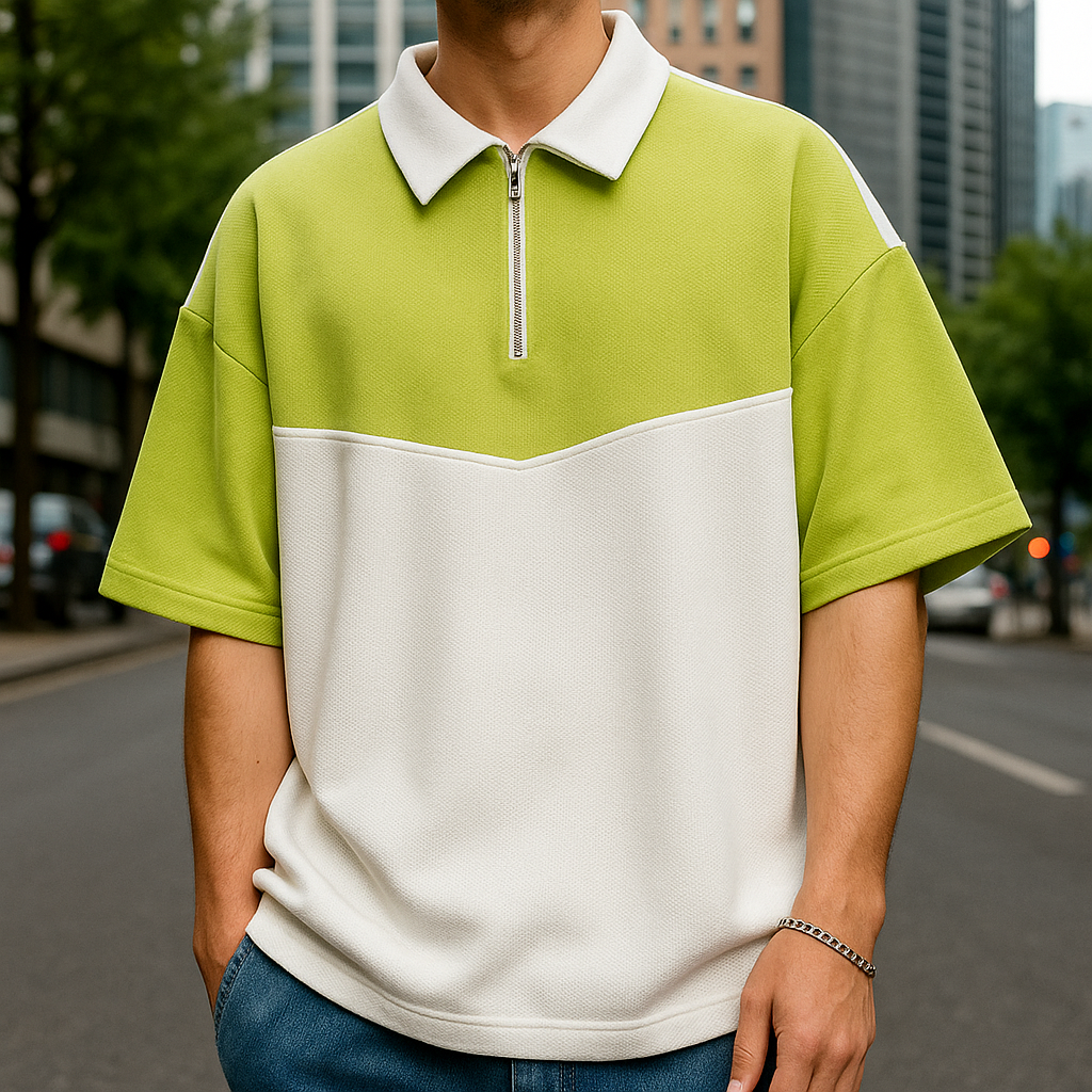 Axis Zip-Up Polo