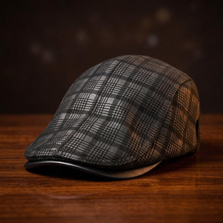 Everett Leather Ivy Cap