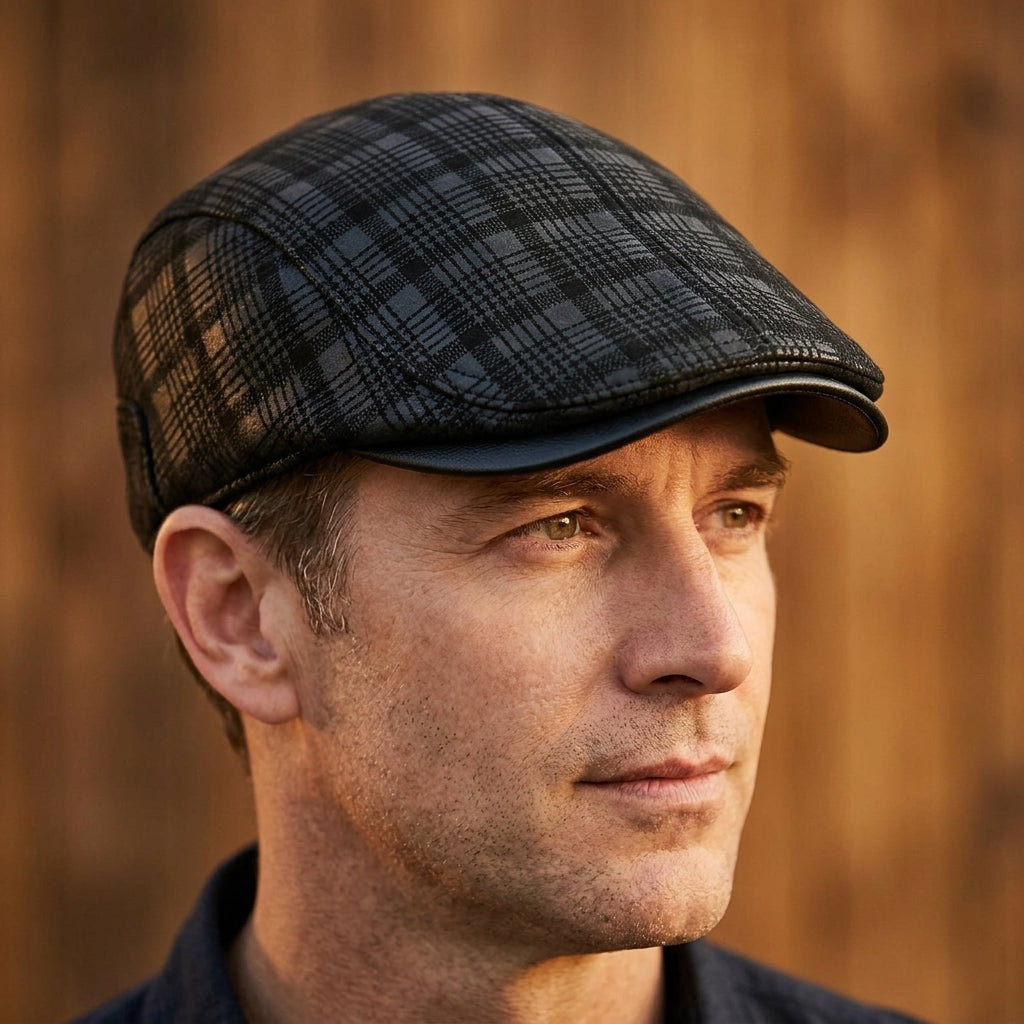 Everett Leather Ivy Cap