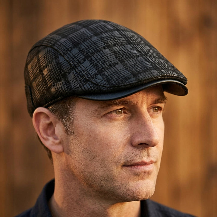 Everett Leather Ivy Cap