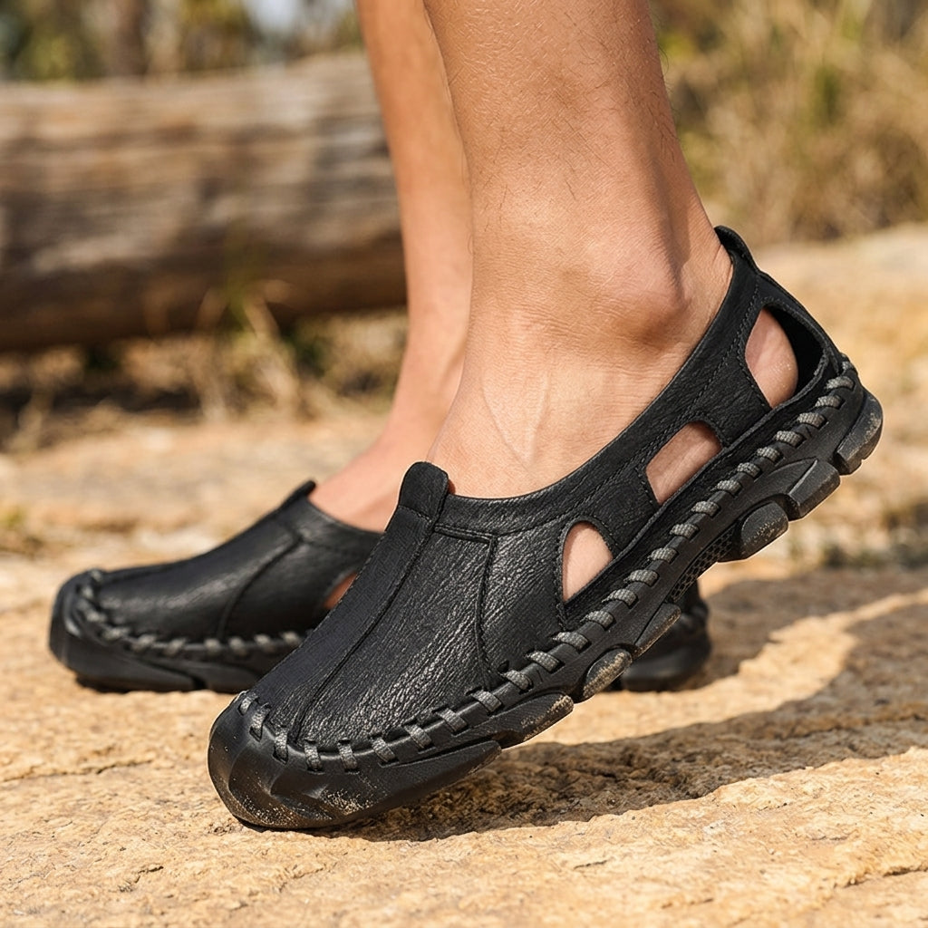 Grayson Leather Sandals