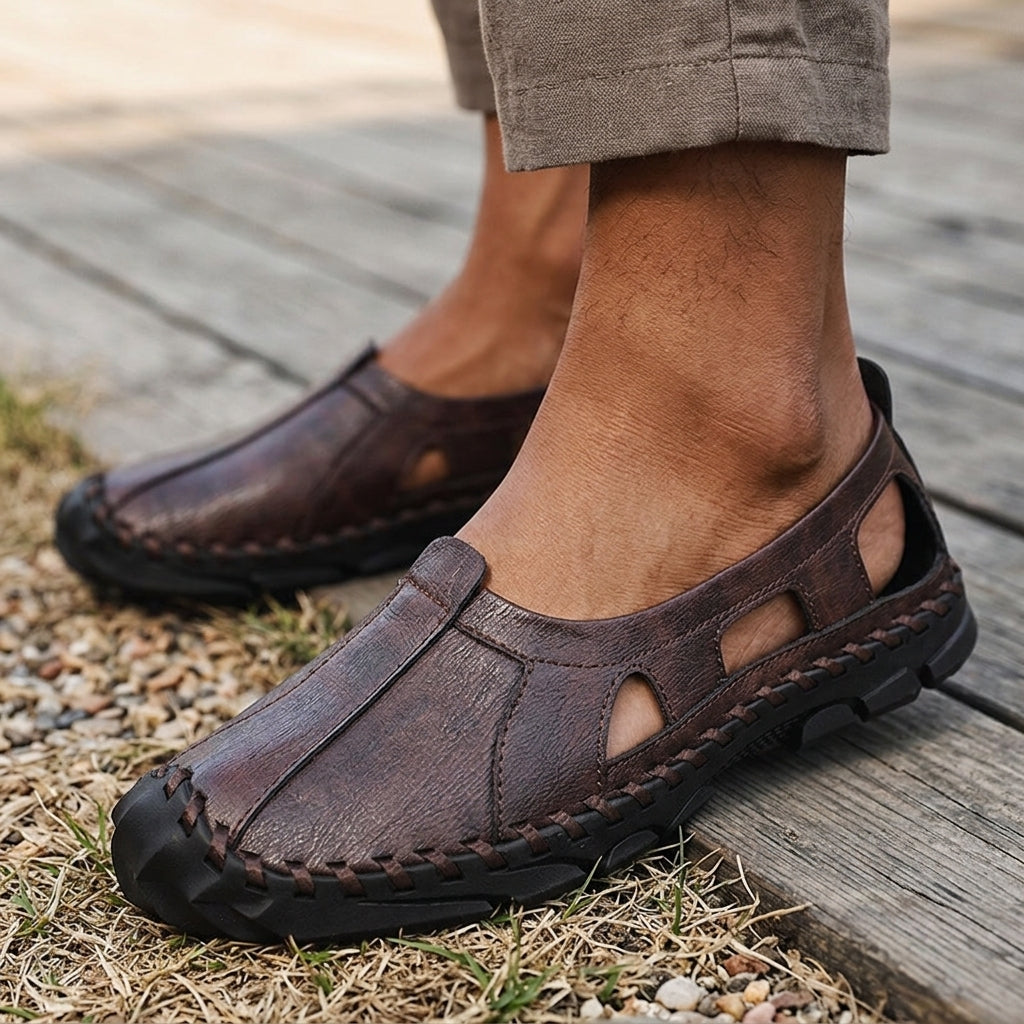 Grayson Leather Sandals