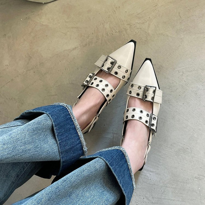 Dorma Buckle Block Heels