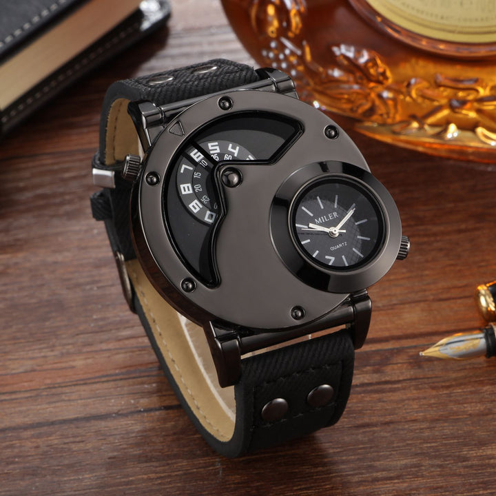 Axis Dual-Dial Timepiece