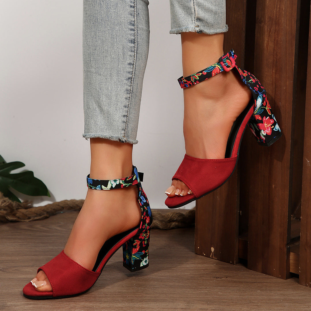 Eden Floral Heels