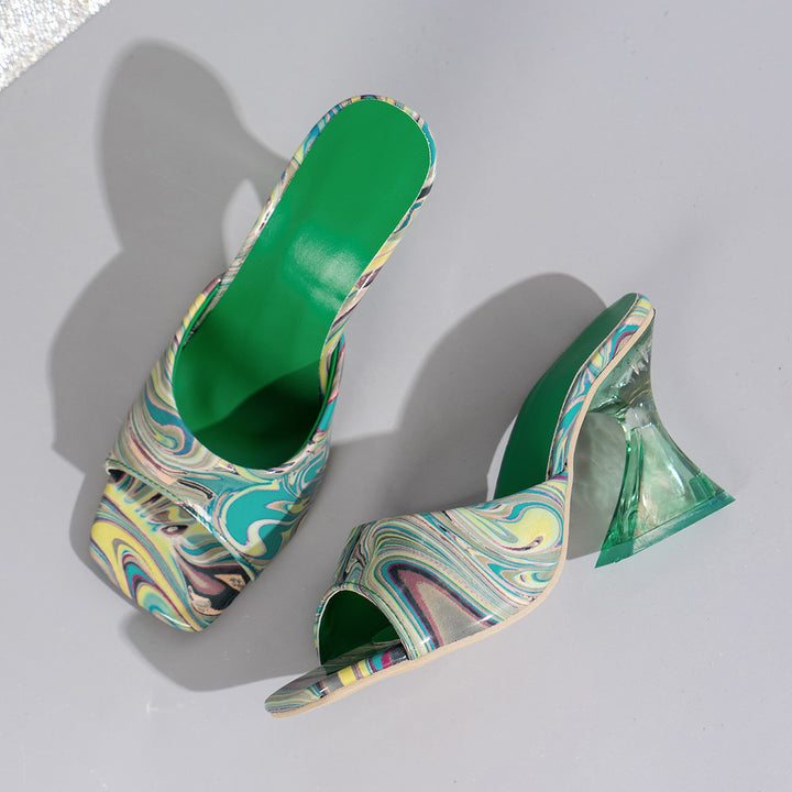 Marbella Swirl Heels