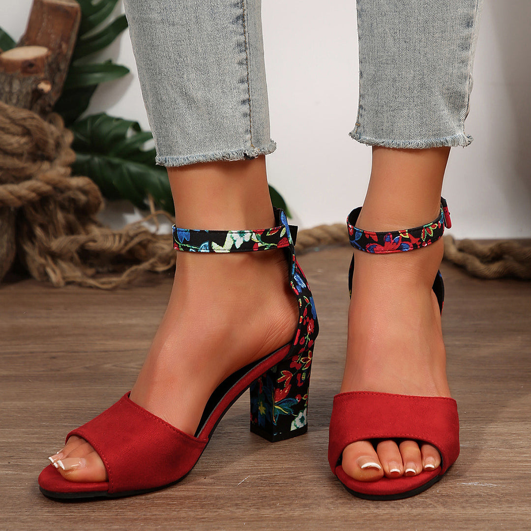 Eden Floral Heels