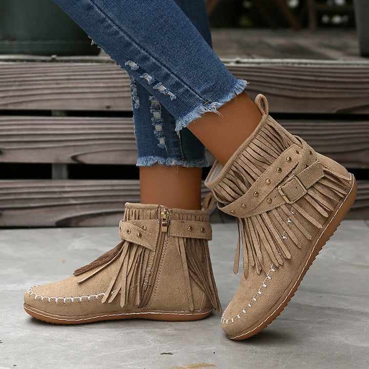 Noelle Boho Ankle Boots