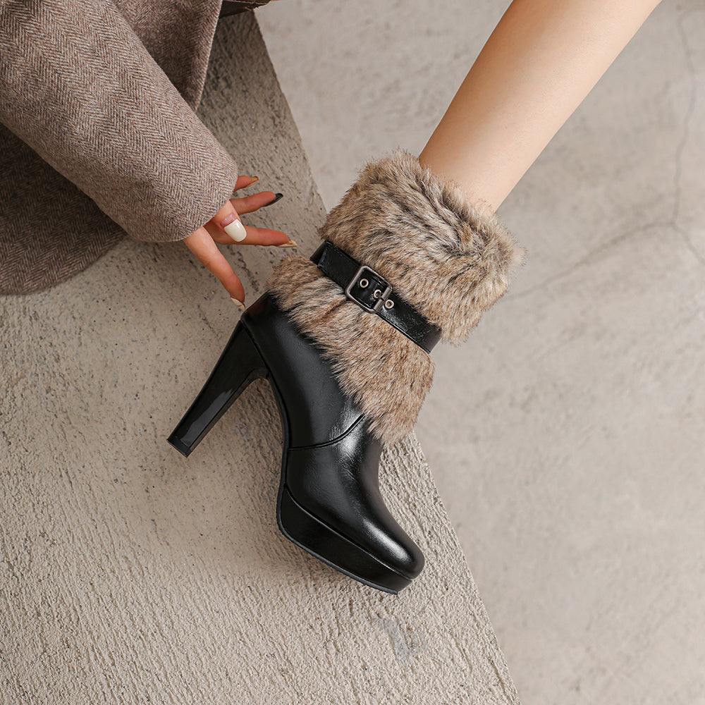 Carmen Faux Fur Boots