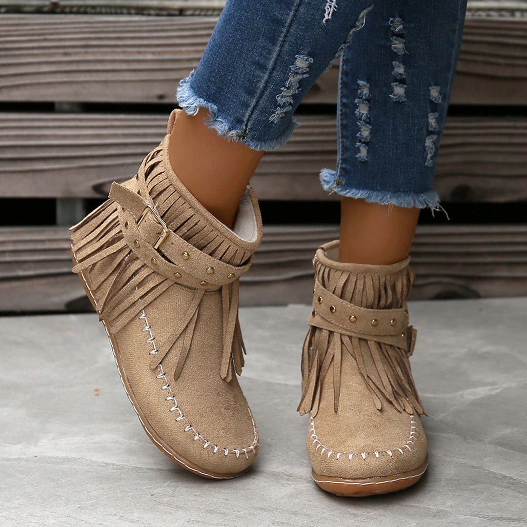 Noelle Boho Ankle Boots