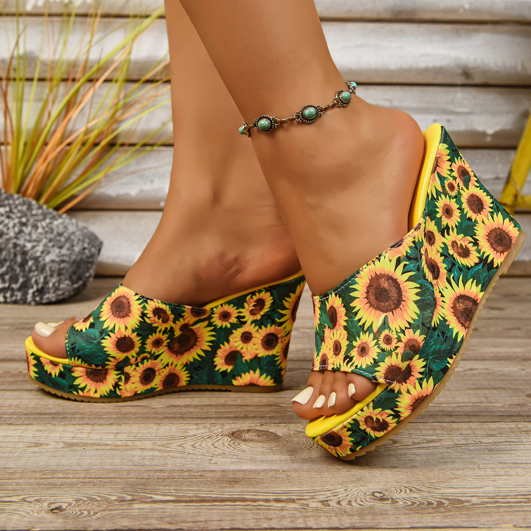Savanna Sunflower Wedges