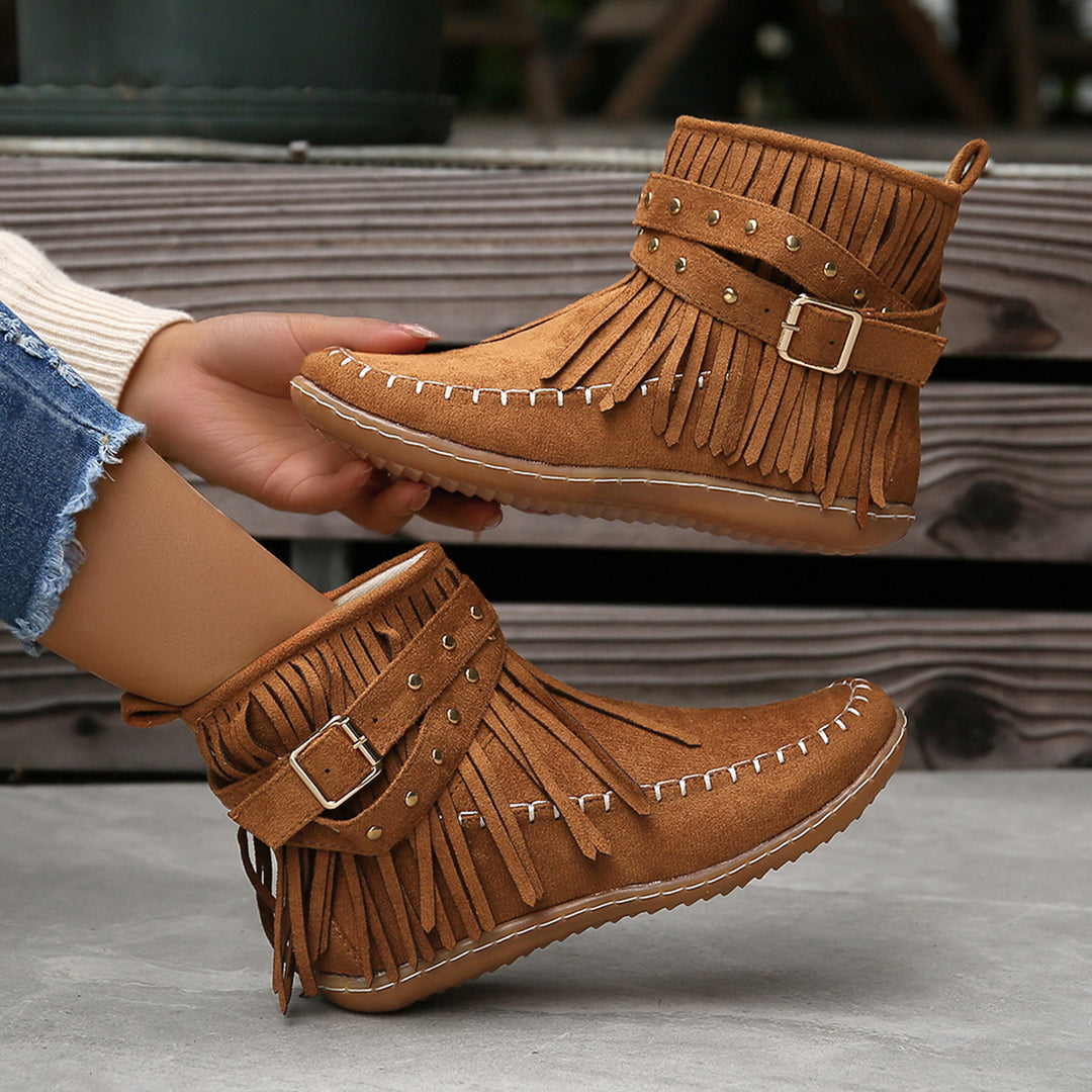 Noelle Boho Ankle Boots