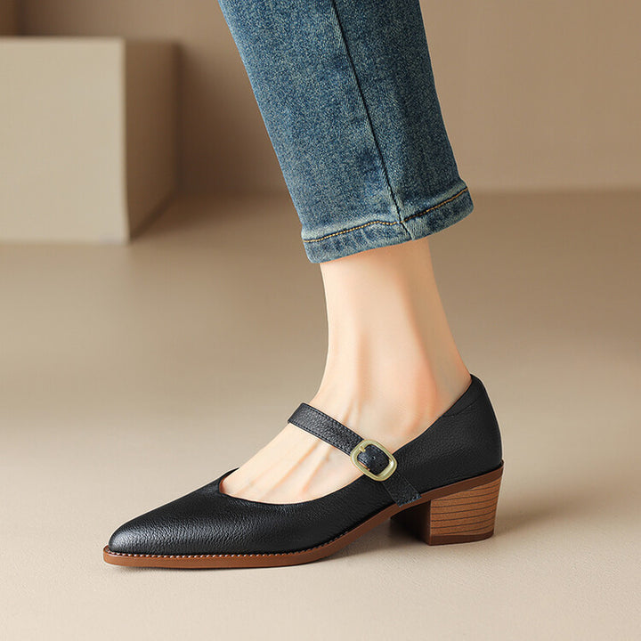 Bellani Leather Mary Janes