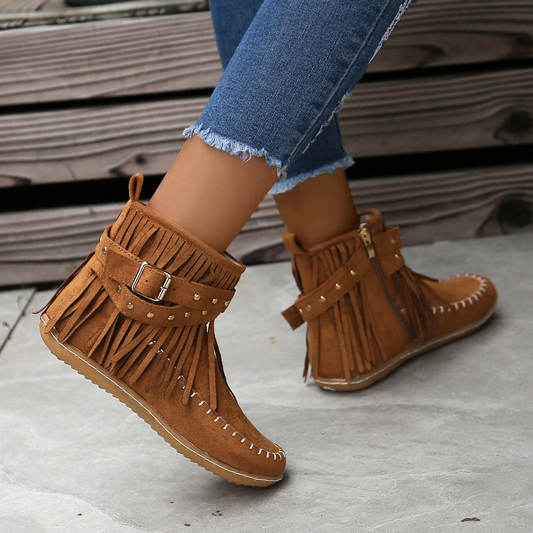Noelle Boho Ankle Boots