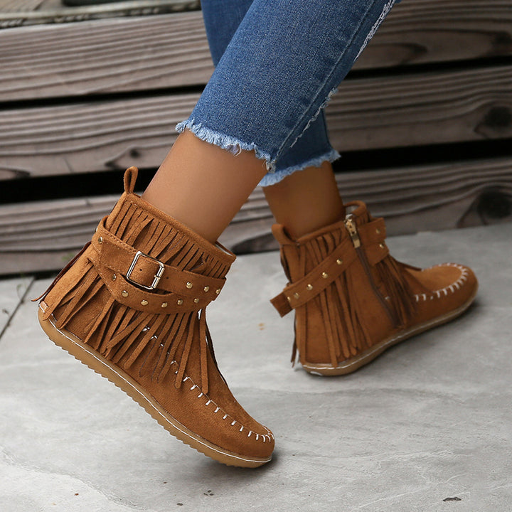 Noelle Boho Ankle Boots