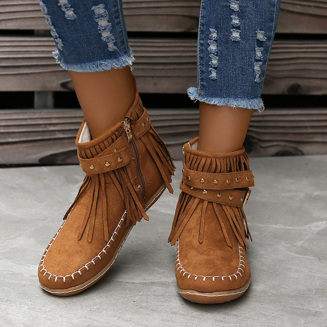 Noelle Boho Ankle Boots