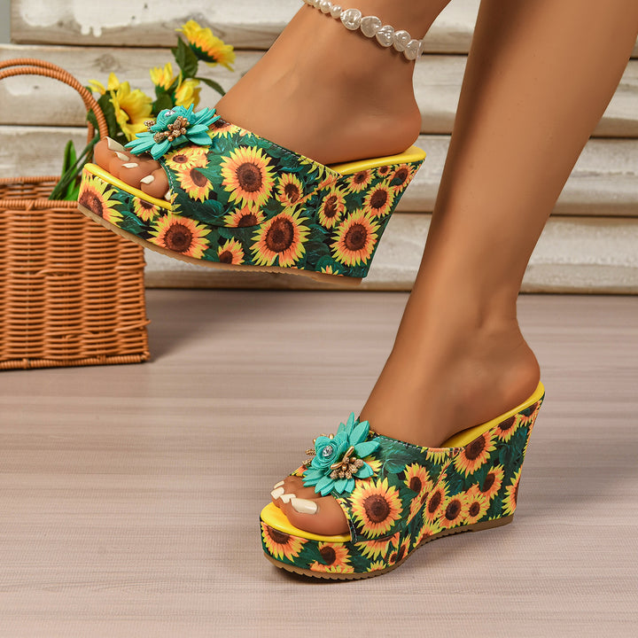 Savanna Sunflower Wedges