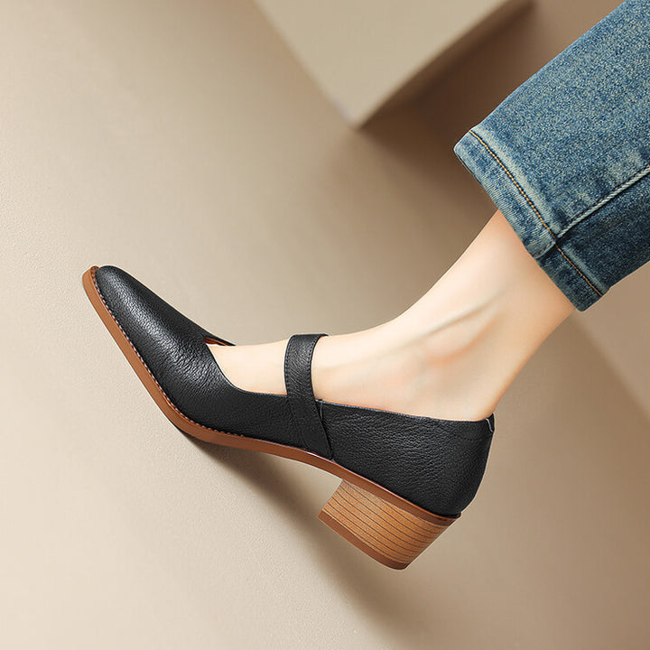 Bellani Leather Mary Janes