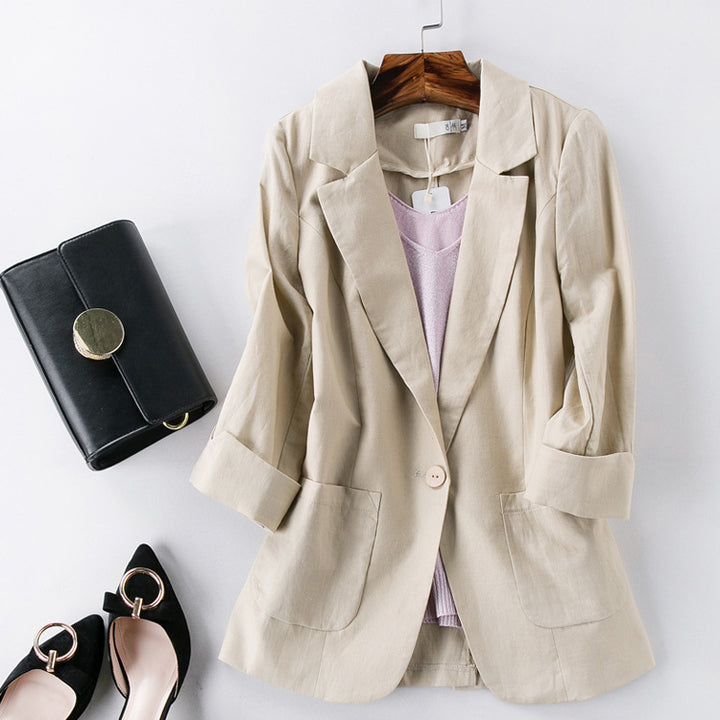 Chelsey Linen Blazer