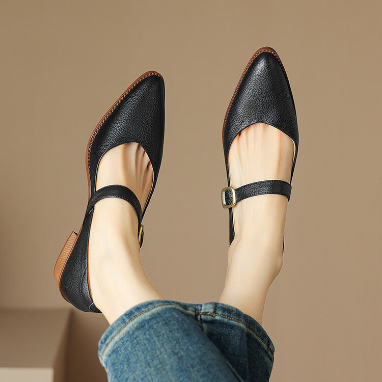 Bellani Leather Mary Janes