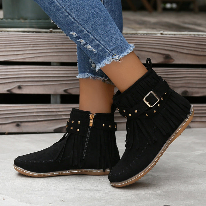 Noelle Boho Ankle Boots