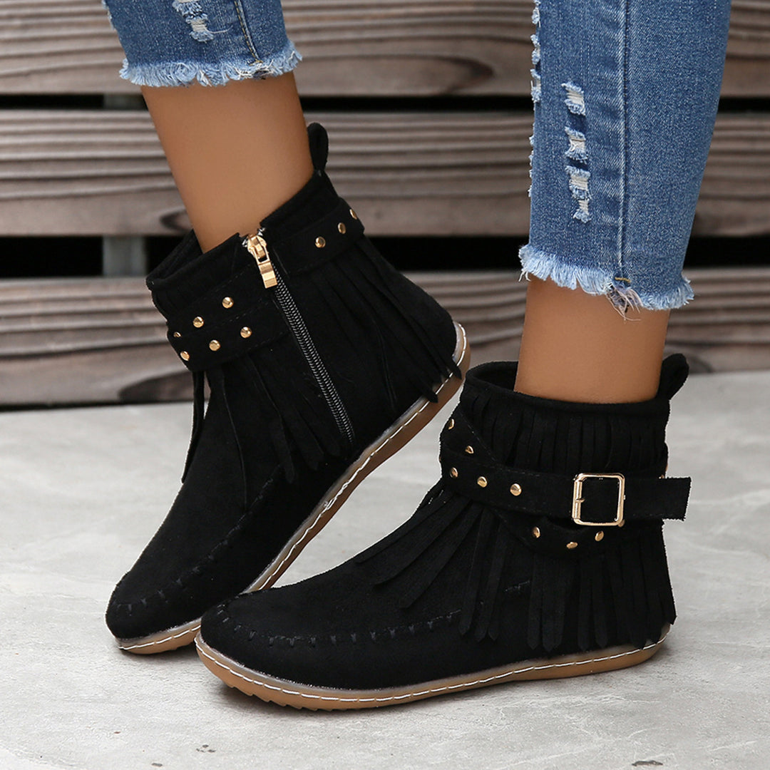 Noelle Boho Ankle Boots