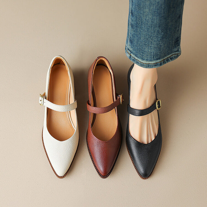 Bellani Leather Mary Janes