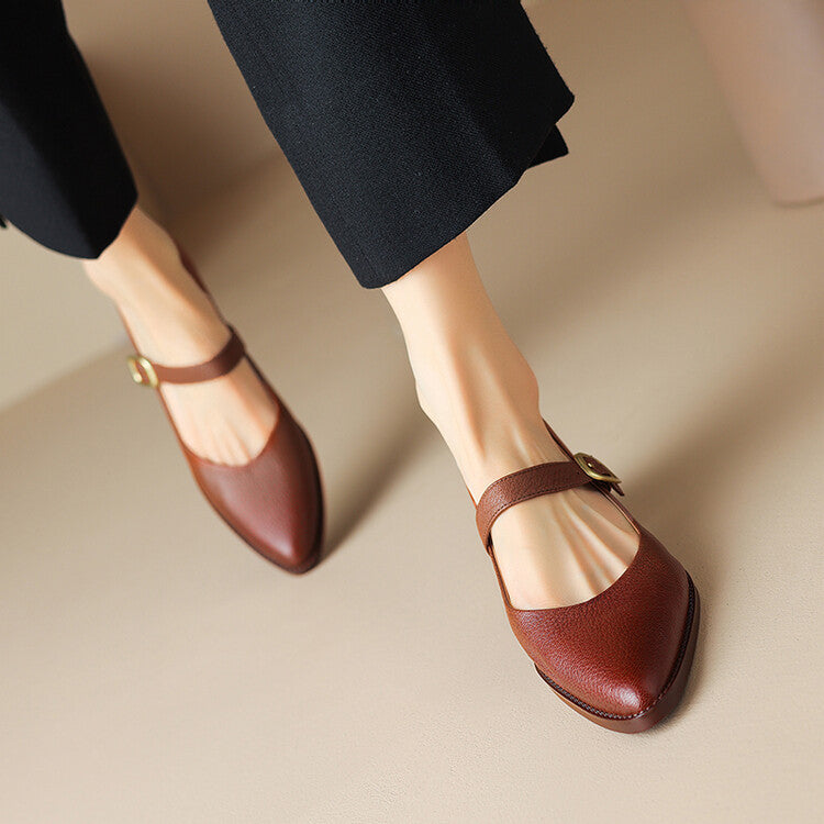 Bellani Leather Mary Janes