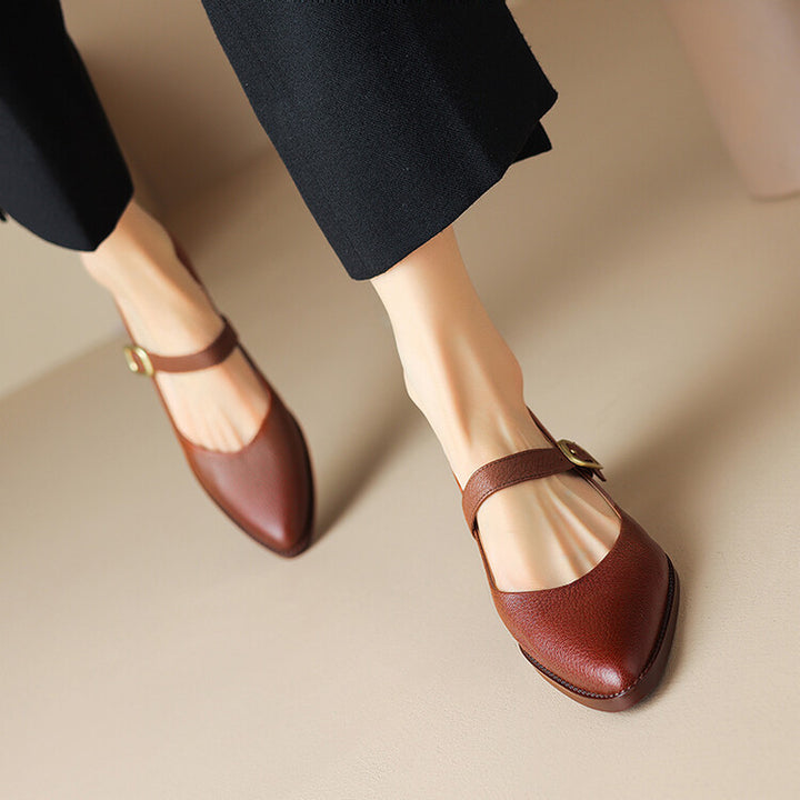 Bellani Leather Mary Janes