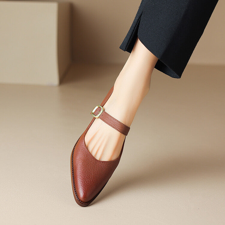 Bellani Leather Mary Janes