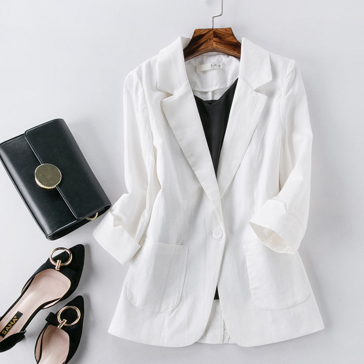 Chelsey Linen Blazer