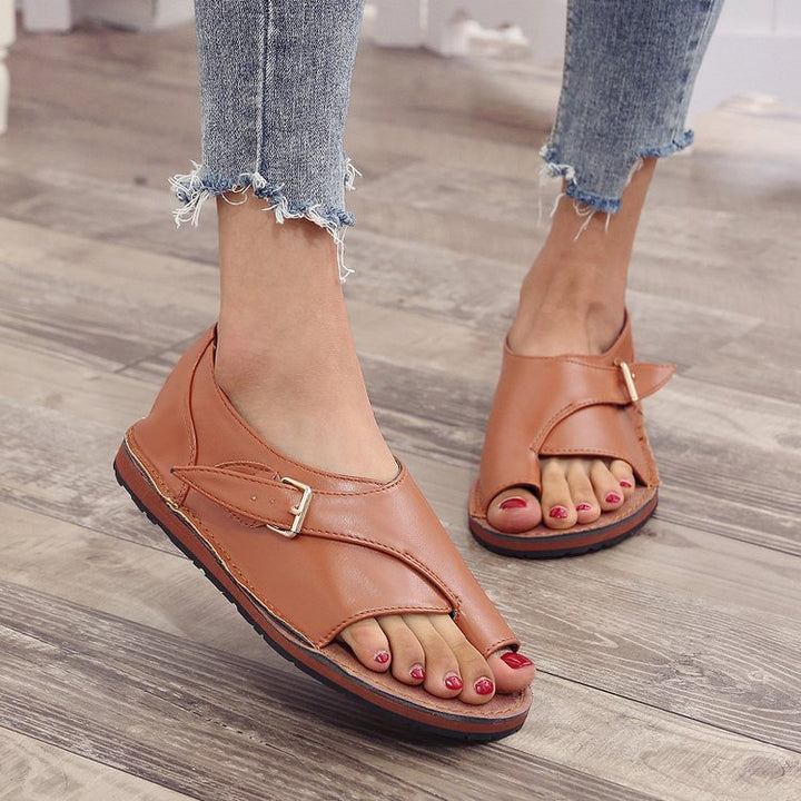 Daphne Cross-Strap Sandals