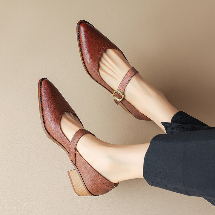 Bellani Leather Mary Janes