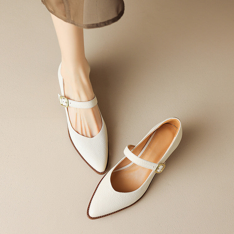 Bellani Leather Mary Janes