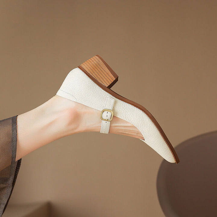 Bellani Leather Mary Janes