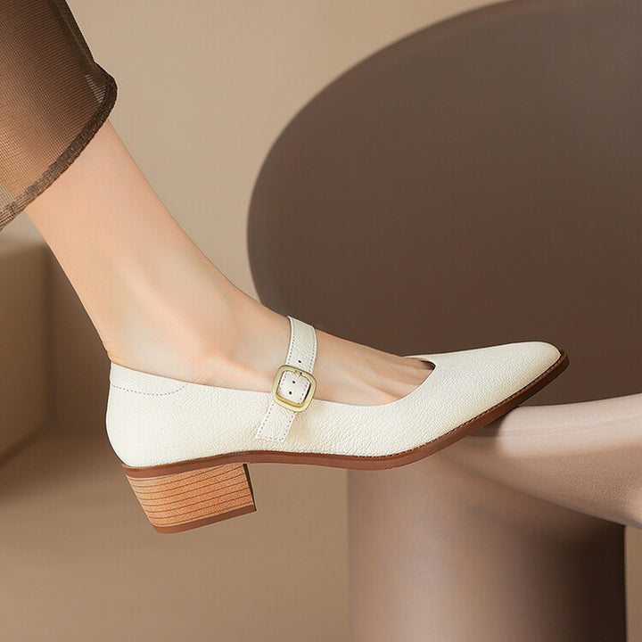 Bellani Leather Mary Janes