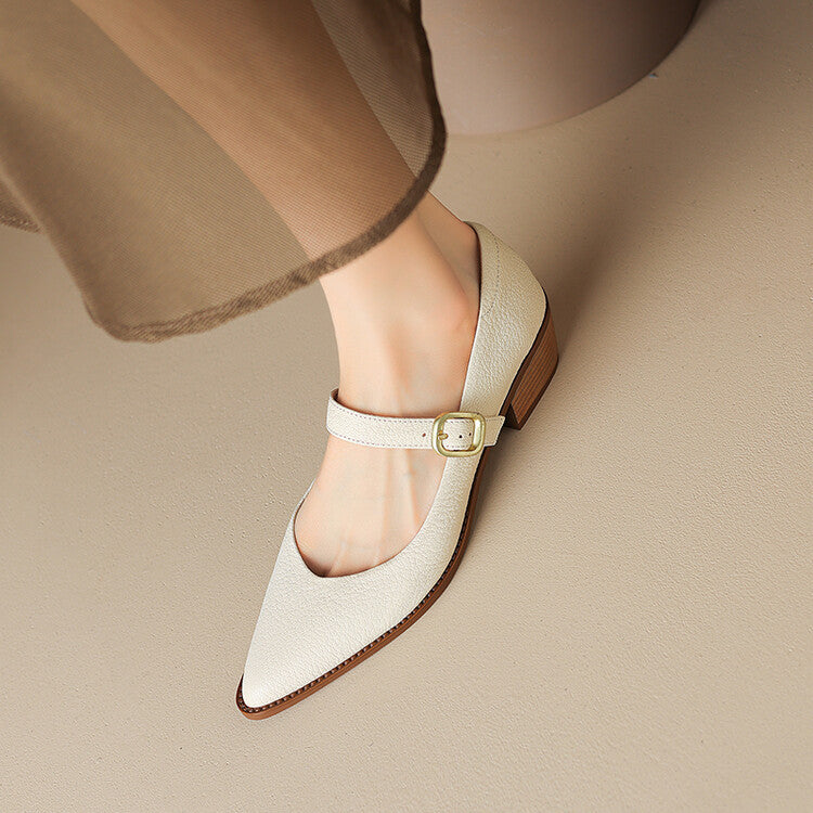 Bellani Leather Mary Janes