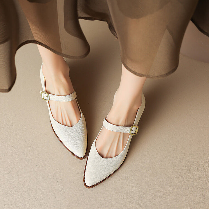 Bellani Leather Mary Janes